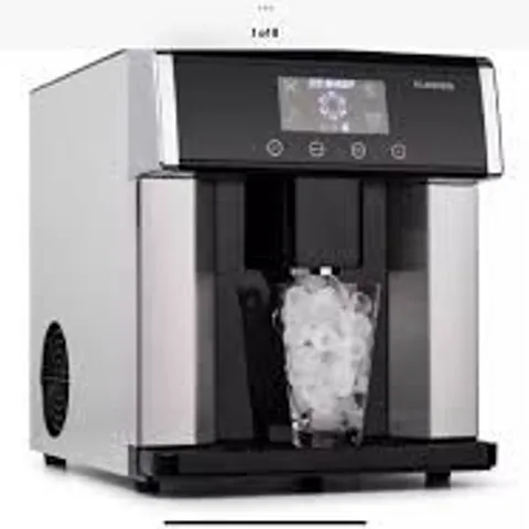 BOXED KLARSTEIN ICE CUBE MACHINE MAKER STAINLESS STEEL