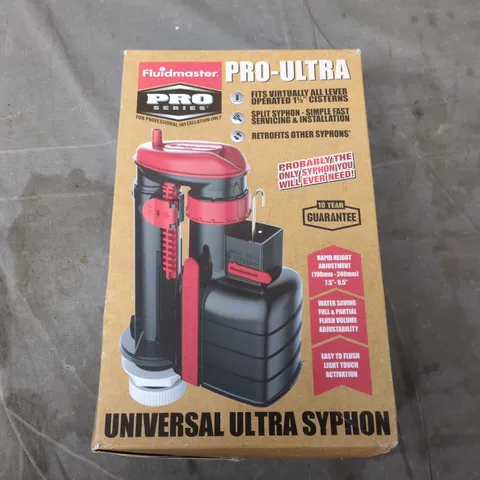 FLUIDMASTER PRO-ULTRA UNIVERSAL SIPHON – TOILET CISTERN (BOXED)