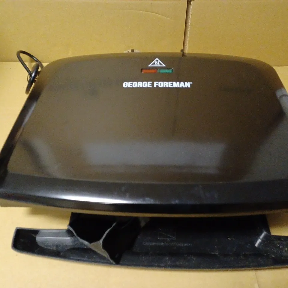 GEORGE FOREMAN MEDIUM REMOVABLE PLATES GRILL, BLACK [24330]