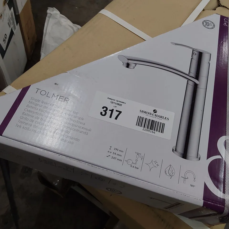 BOXED COOME & LEWIS TOLMAR SINGLE LEVER KITCHEN MIXER TAP