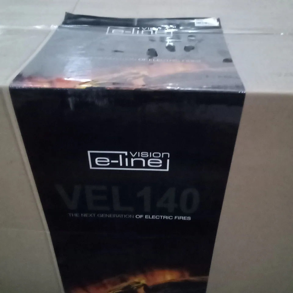 BOXED VISION E_LINE VEL 140 ELECTRIC FIRE - 5 BOXES