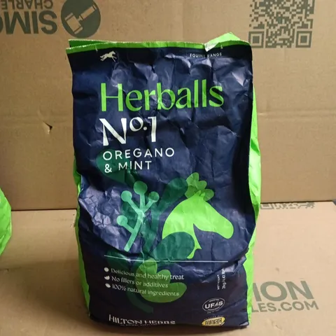 HILTON HERBS HERBALLS NO.1 OREGANO & MINT – EQUINE RANGE HERBAL TREAT 2KG