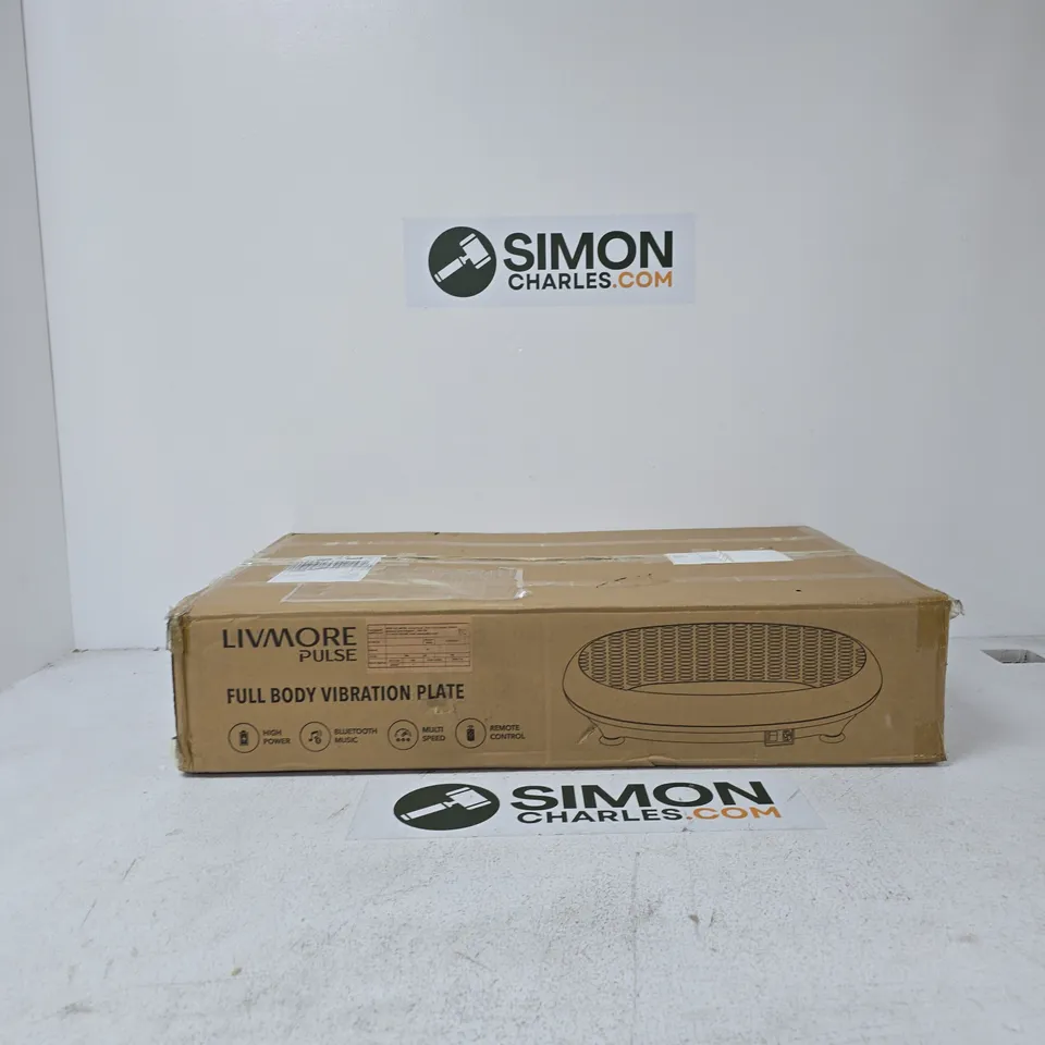 LIVMORE PULSE FULL BODY VIBRATION PLATE – BOXED