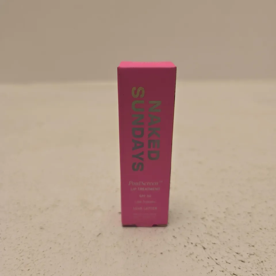 NAKED SUNDAYS LIP TREATMENT LOVE LETTER SPF 50 15ML