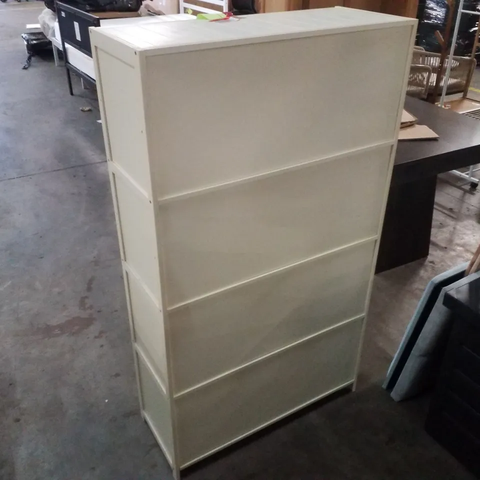 BAMBOO 4-TIER FREESTANDING SIDEBOARD STORAGE CABINET