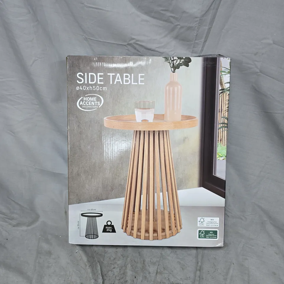 BOXED HOME ACCENTS SIDE TABLE (40X50CM)
