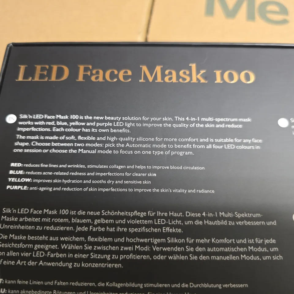 SEALED SILK'IN LED FACE MASK 100
