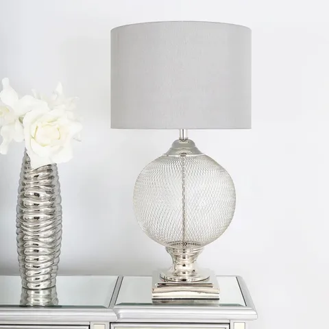 BOXED MERCER41 HONORA LUXURY TABLE LAMP (1 BOX)