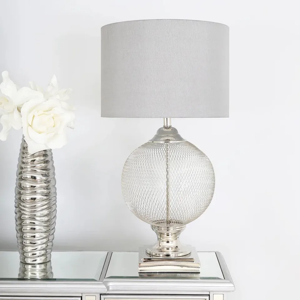 BOXED MERCER41 HONORA LUXURY TABLE LAMP (1 BOX)