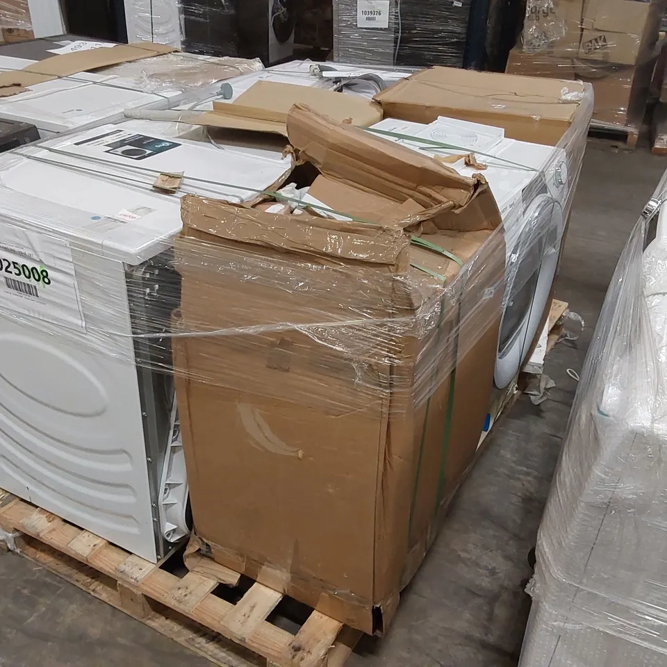 PALLET OF APPROXIMATELY 6 UNPROCESSED RAW RETURN WHITE GOODS TO INCLUDE;