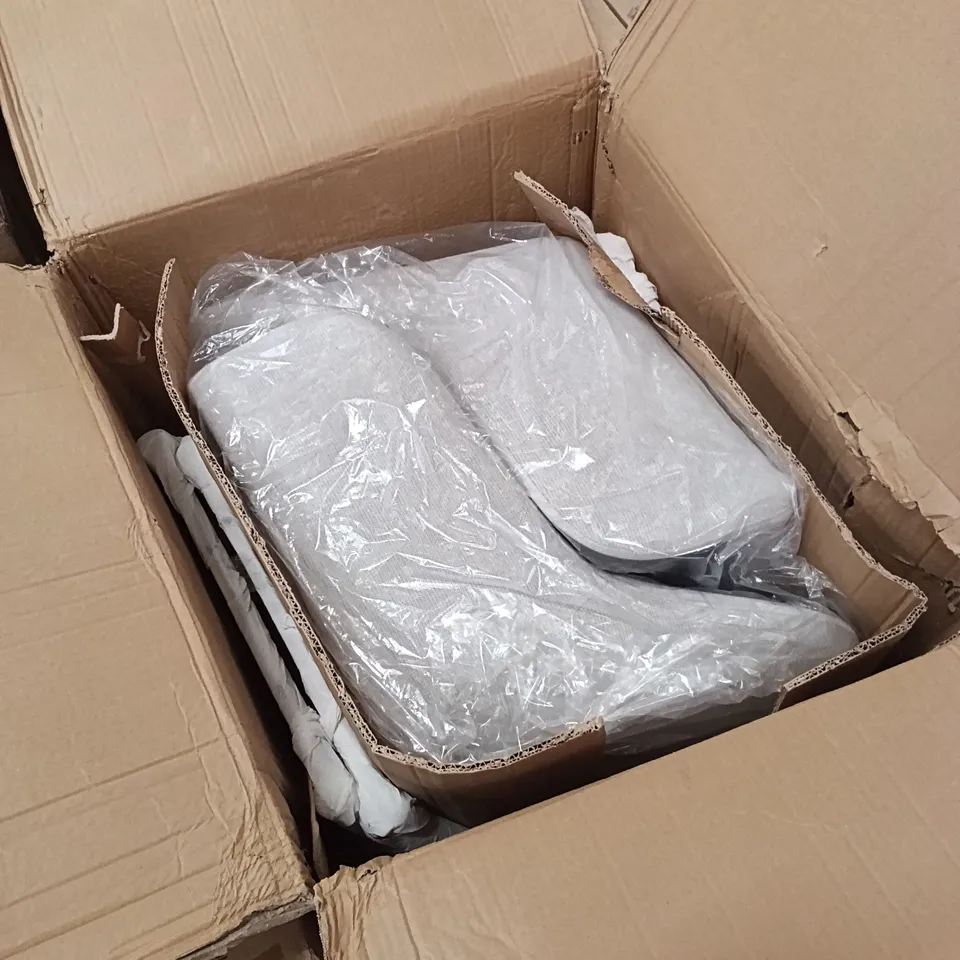 BOXED VENTURE HOME COMFORT DINING CHAIR (SET OF 2) - LIGHT GREY (1 BOX)