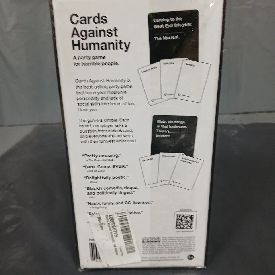 CARDS AGAINST HUMANITY – UK EDITION (UPDATED)