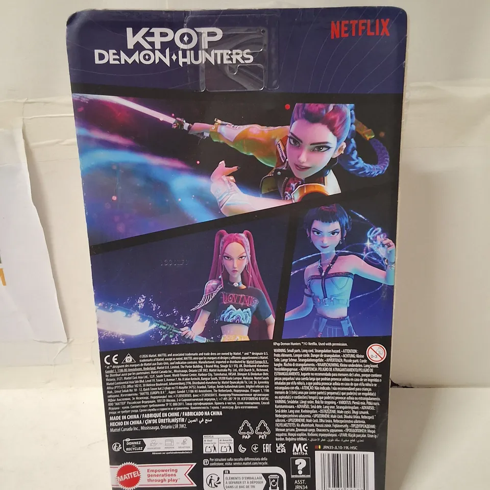 K-POP DEMON HUNTERS ACTION FIGURE HUNTR/X RUMI – NETFLIX, BOXED