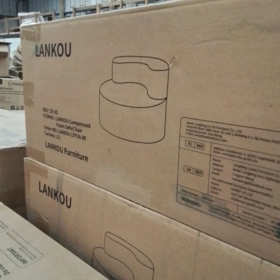 BOXED FOAM SOFA/CHAIR