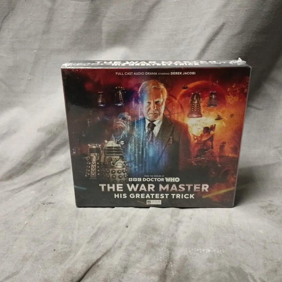 DOCTOR WHO: THE WAR MASTER – HIS GREATEST TRICK AUDIO DRAMA BOX SET (DEREK JACOBI)