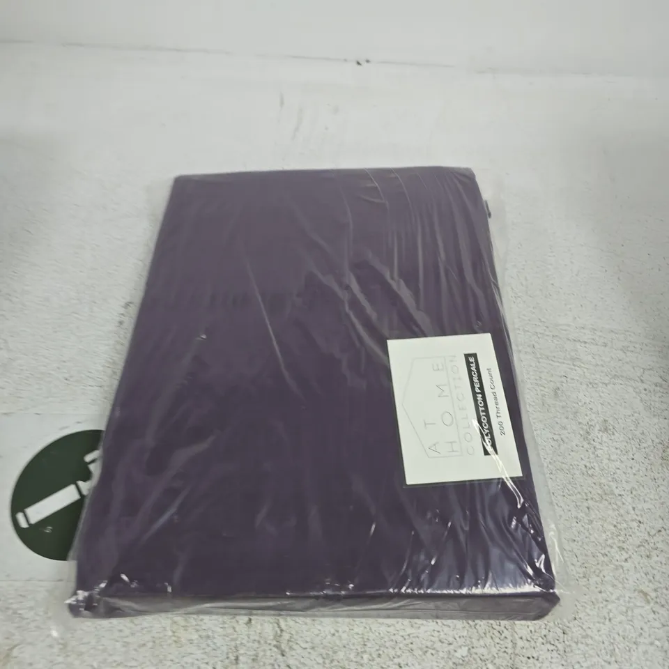 HOME COLLECTION POLY/COTTON PERCALE BED SHEET - SUPER KING