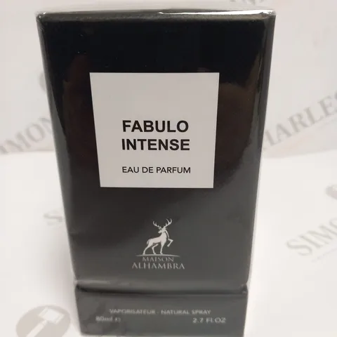 BOXED AND SEALED FABULO INTENSE EAU DE PARFUM MAISON ALHAMBRA 80ML