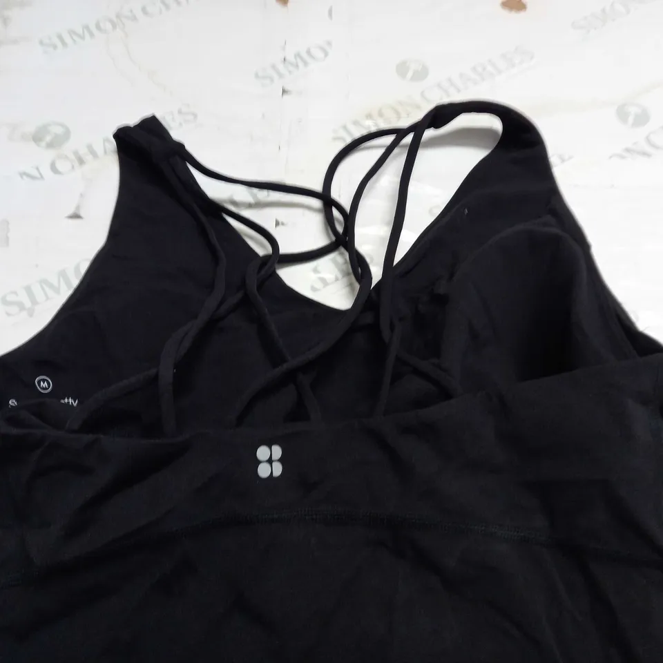 SWEATY BETTY SUPER SOFT STRAPPY BACK WORKOUT TANK - M