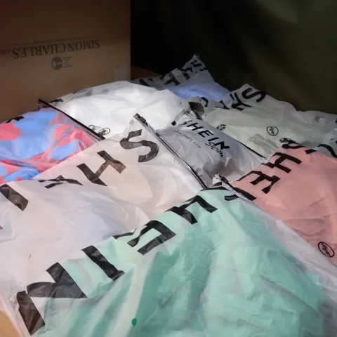 LOT OF APPROX 15 ASSORTED BAGGED SHEIN PRODUCTS