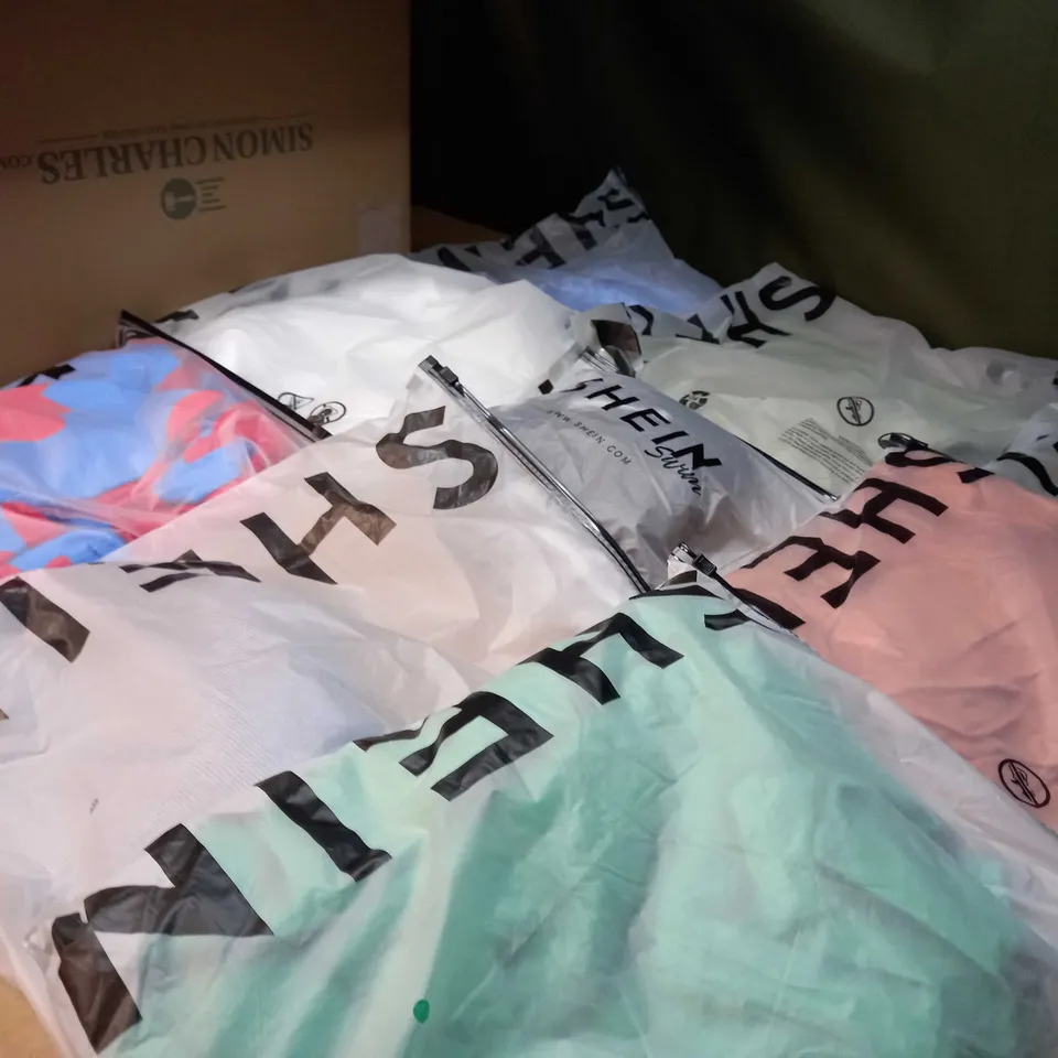 LOT OF APPROX 15 ASSORTED BAGGED SHEIN PRODUCTS