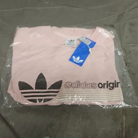ADIDAS ORIGINALS PINK JUMPER - SIZE XS