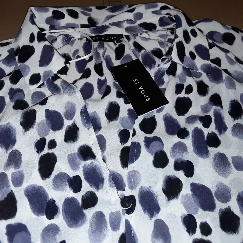 ET VOUS PAINTERLY DOT BLOUSE - 14