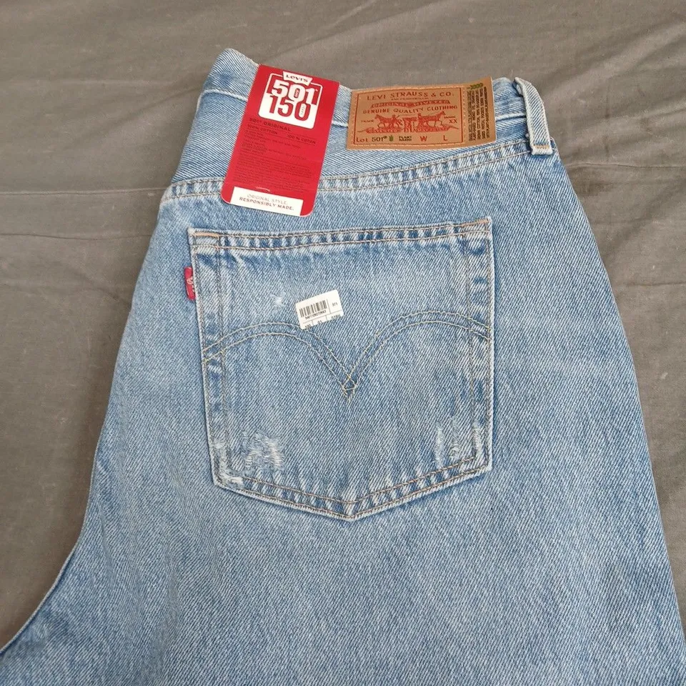 LEVIS STRAUSS 501 DENIM JEANS SIZE W32 X L30