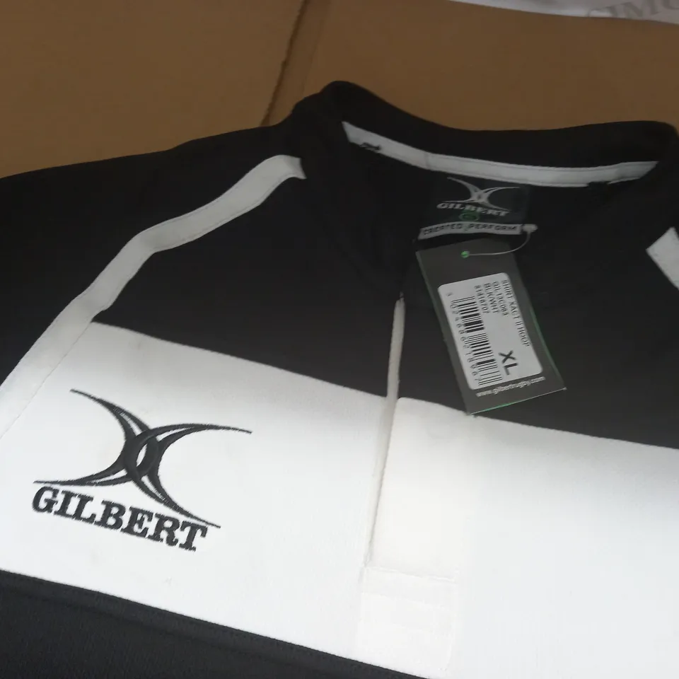 GILBERT BLACK/WHITE SHIRT - XL