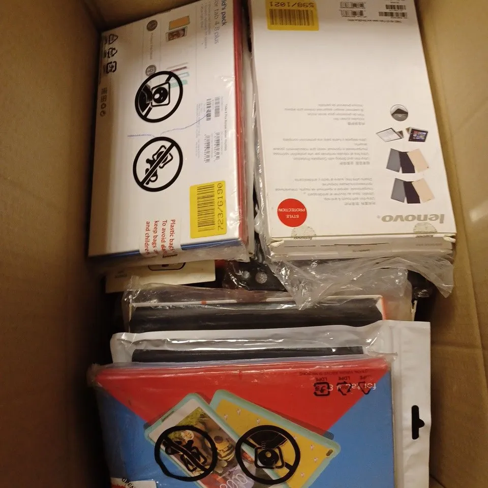 APPROXIMATELY 25 ASSORTED TABLET PROTECTIVE CASES FOR VARIOUS MODELS 