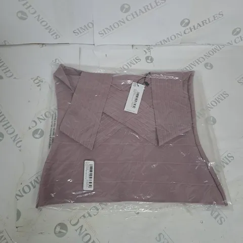 BAGGED KAREN MILLEN FIGURE FORM BANDAGE CROSS FRONT TOP SIZE S