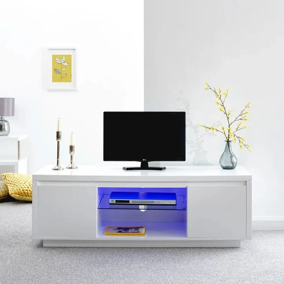 BOXED BUCK HILL TV STAND FOR TVS UP TO 60"