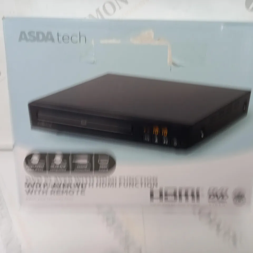 BOXED HDMI DVD PLAYER WITH REMOTE IN BLACK