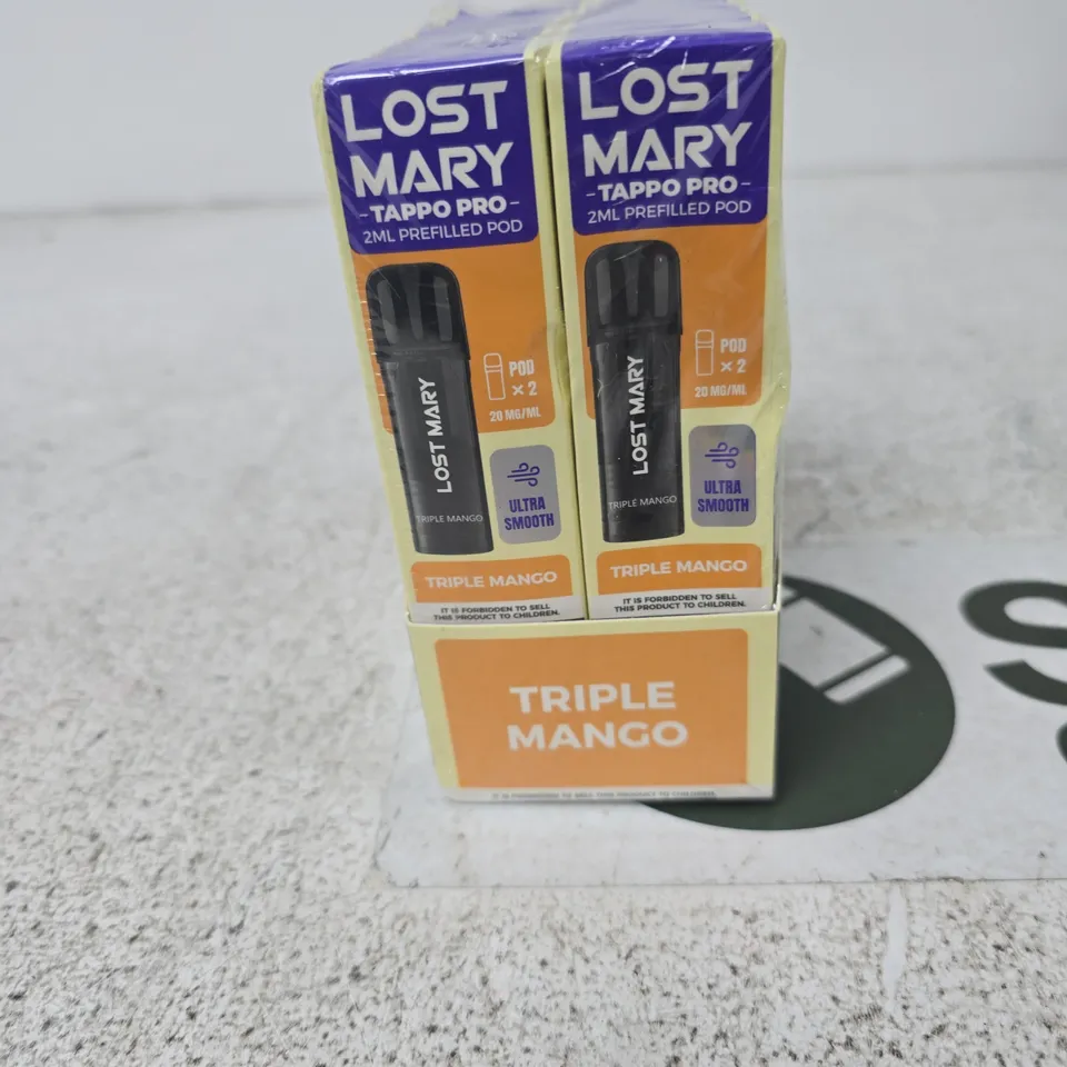 LOST MARY TAPPO PRO 2ML PREFILLED POD – TRIPLE MANGO 10 PACK