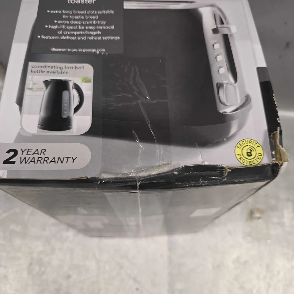 SEALED 2-SLICE TOASTER IN BLACK