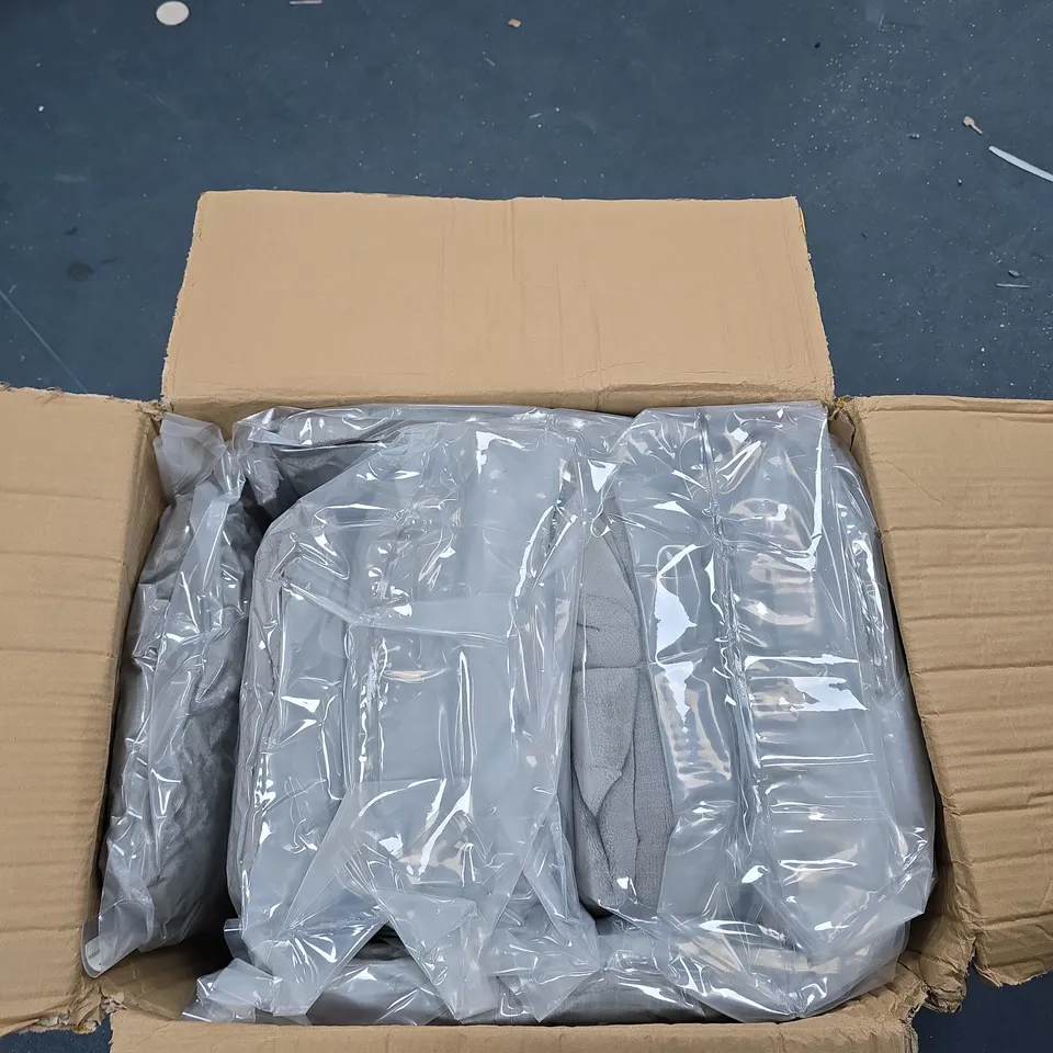 BOX OF APPROXIMATELY 10 TOPAZ HOODED BLANKETS - ONE SIZE - GREY
