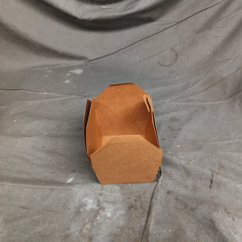 BOX OF APPROXIMATELY 80 CARDBOARD FOOD STORAGE CARTONS