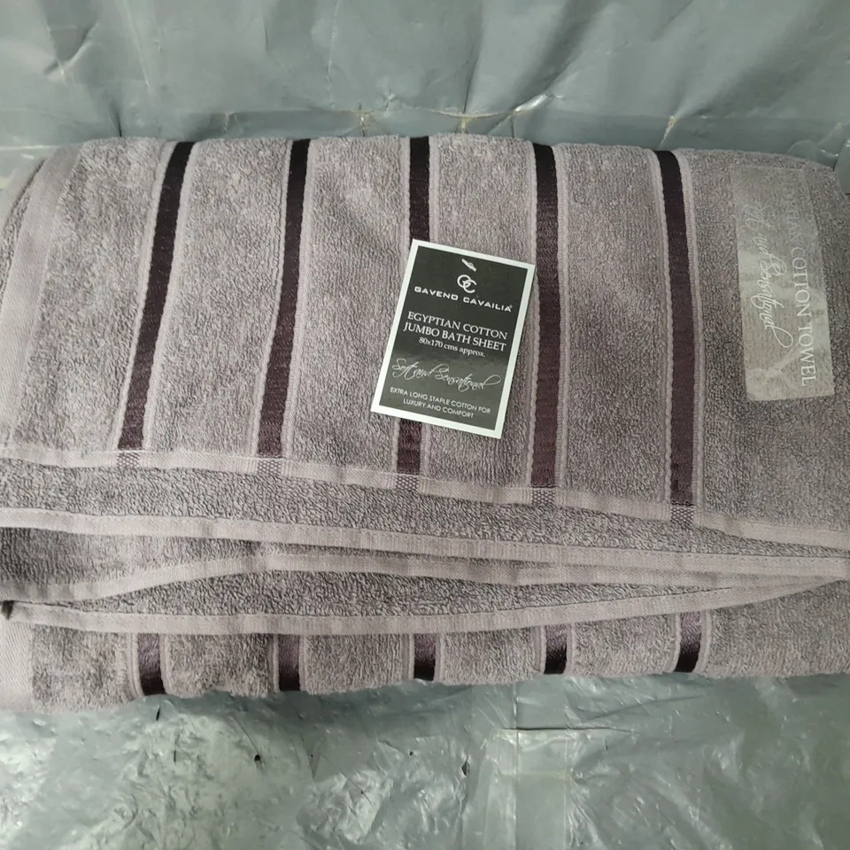 GAVENO CAVAILIA EGYPTIAN COTTON JUMBO BATH SHEET IN GREY