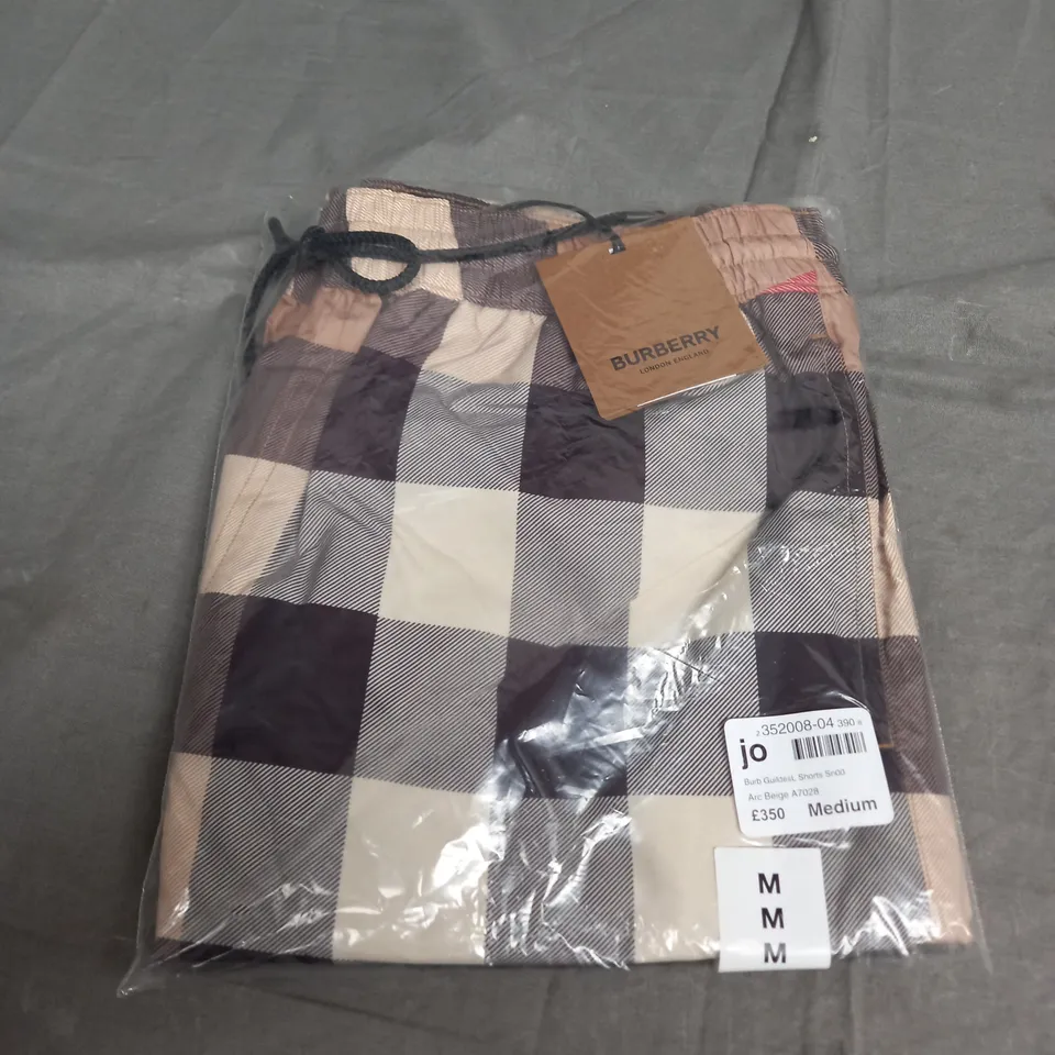 SEALED BURBERRY SWIMMING SHORTS - MEDIUM