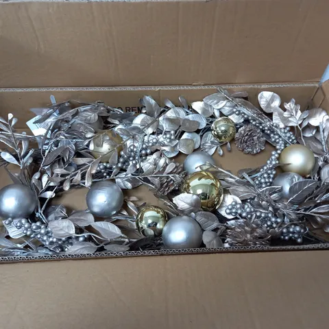 6FT CHAMPAGNE GOLD PRE LIT GARLAND