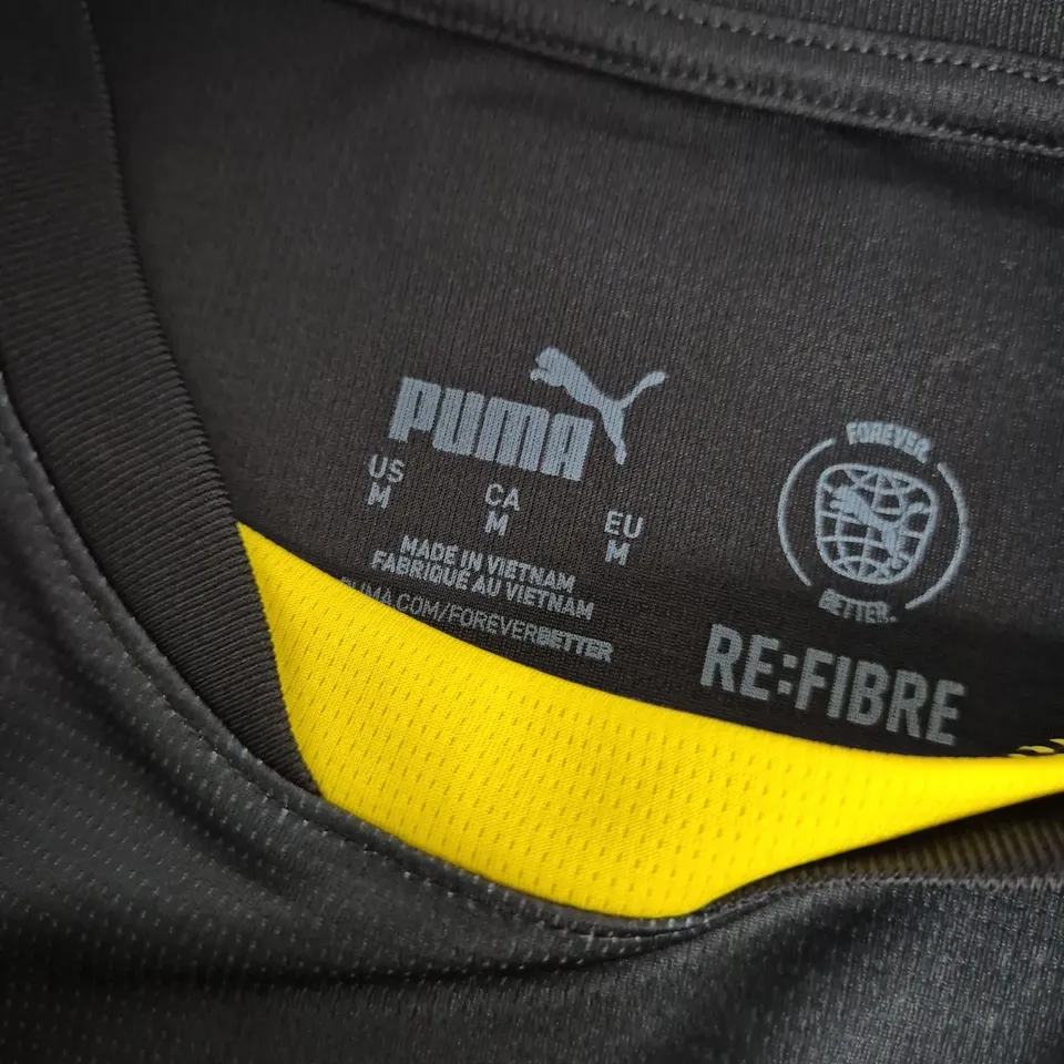 PUMA BORUSSIA DORTMUND WOMEN'S JERSEY - BLACK & YELLOW (DRYCELL) - MEDIUM