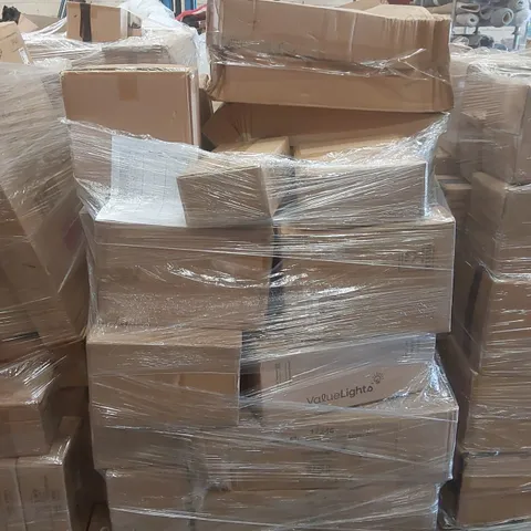PALLET CONTAINING A VERY LARGE QUANTITY OF ASSORTED LIGHTING PRODUCTS