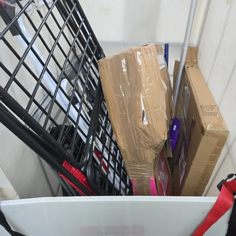 APPROXIMATELY 8 ASSORTED HOUSEHOLD PRODUCTS TO INCLUDE AIRERS, MIRROR, SCALES ETC - COLLECTION ONLY