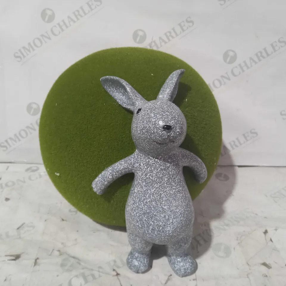 MY GARDEN STORIES FAUX MOSS BALL GARDEN BUNNY