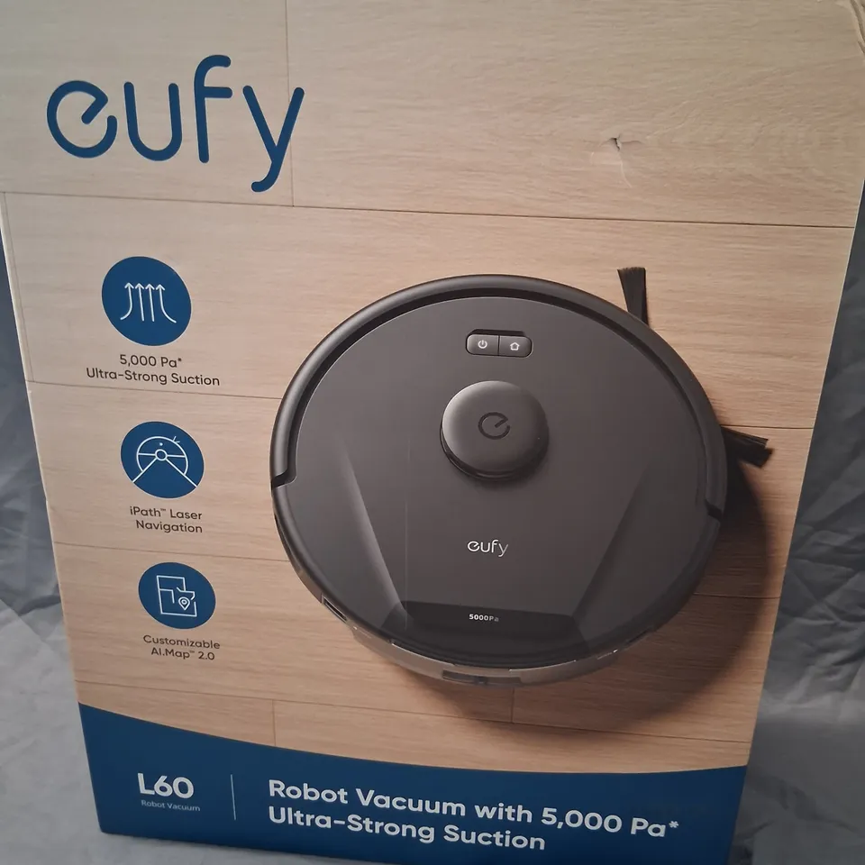 BOXED EUFY L60 ROBOT VACUUM T2267
