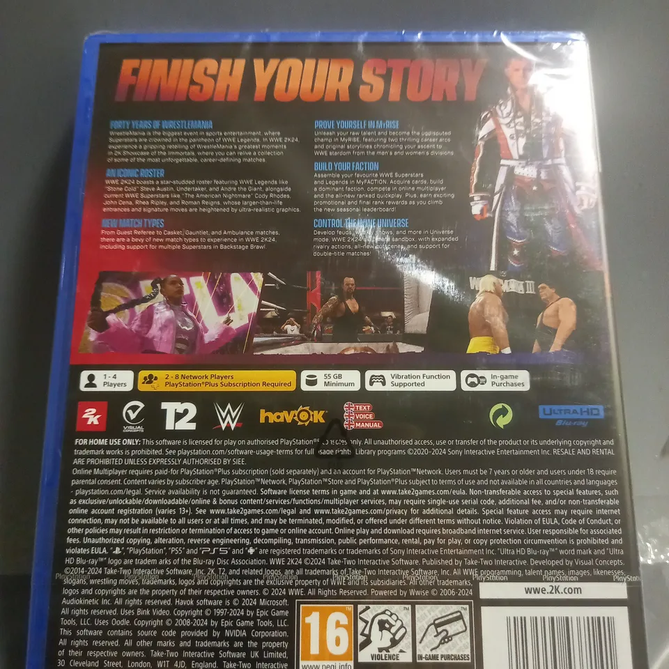 SEALED WWE 2K25 (PS5)