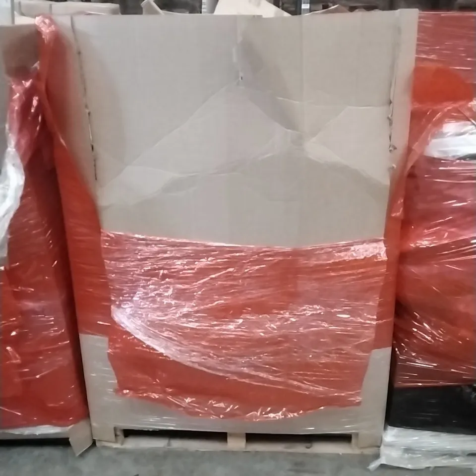 PALLET OF ASSORTED HOUSEHOLD GOODS AND PRODUCTS TO INCLUDE; CHRISTMAS TREES, BOXED FURNITURE ETC