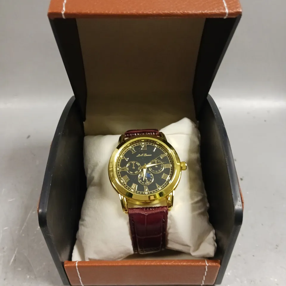 MENS LA BANUS WATCH – QUARTZ MOVEMENT – LEATHER STRAP