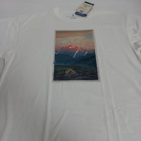 MONT-BELL GRAPHIC TEE - SIZE L 