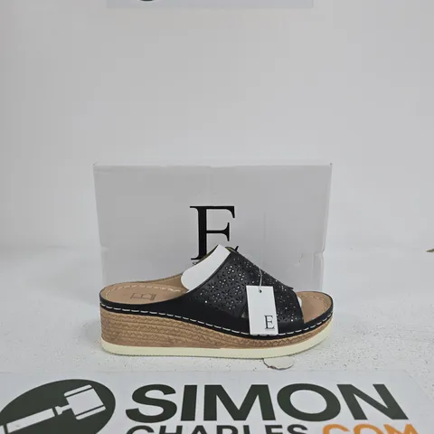 EMMA SHOES BY EMMA UDAIPUR BLACK SANDAL β UK 7