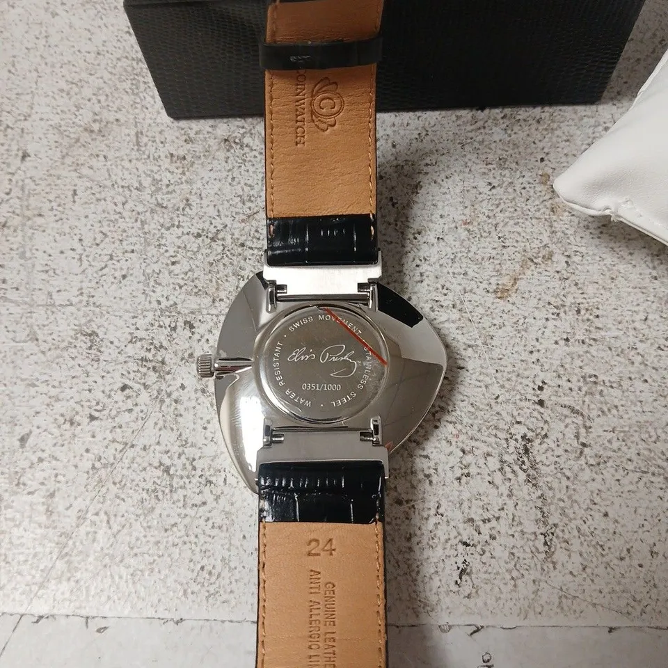 COINWATCH ELVIS PRESLEY BLUE HAWAII PLECTRUM COIN WATCH – LIMITED EDITION